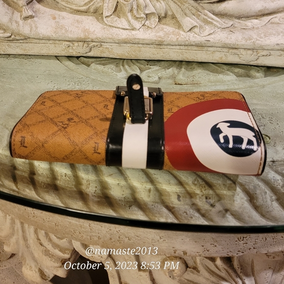 L.A.M.B. by Gwen Stefani Bullseye Wallet Pocket Book Luxury Designer #574 - Picture 12 of 13